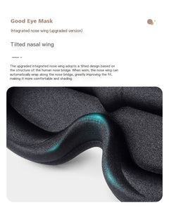 3D Natural Memory Foam Sleep Mask for Comfort