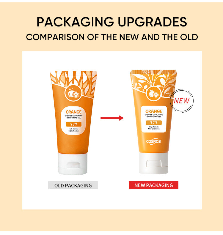 Orange Exfoliating Whitening Gel for Skin Care
