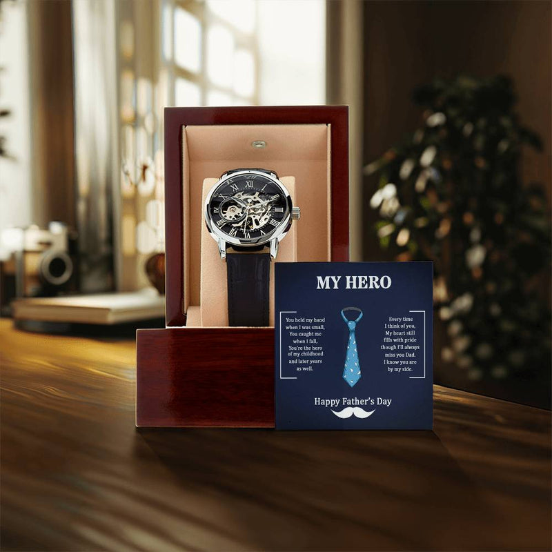 To My Dear Son Always Remember I Love You – Openwork Watch