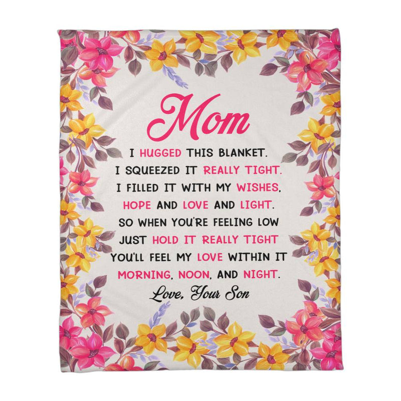 To My Mom Thank You – Coral Fleece Blanket